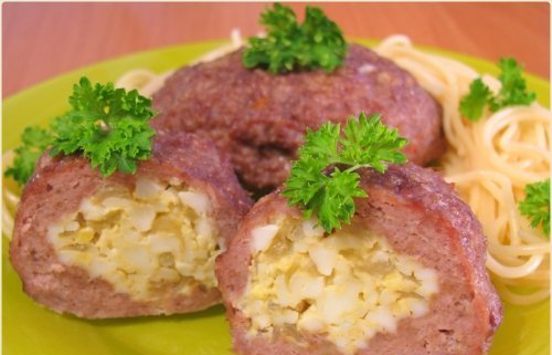 Կոտլետ ձվե միջուկով