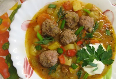 Կոլոլակով և կաբաչկայով ապուր