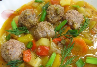 Կոլոլակով և կաբաչկայով ապուր
