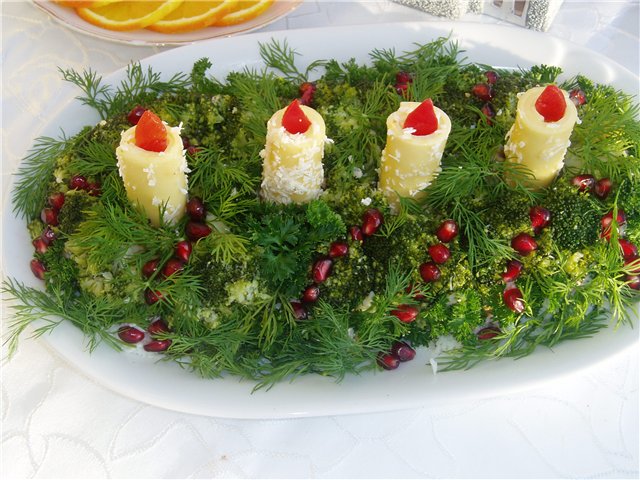 Ամանորյա գեղեցիկ աղցան
