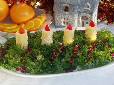 Ամանորյա գեղեցիկ աղցան